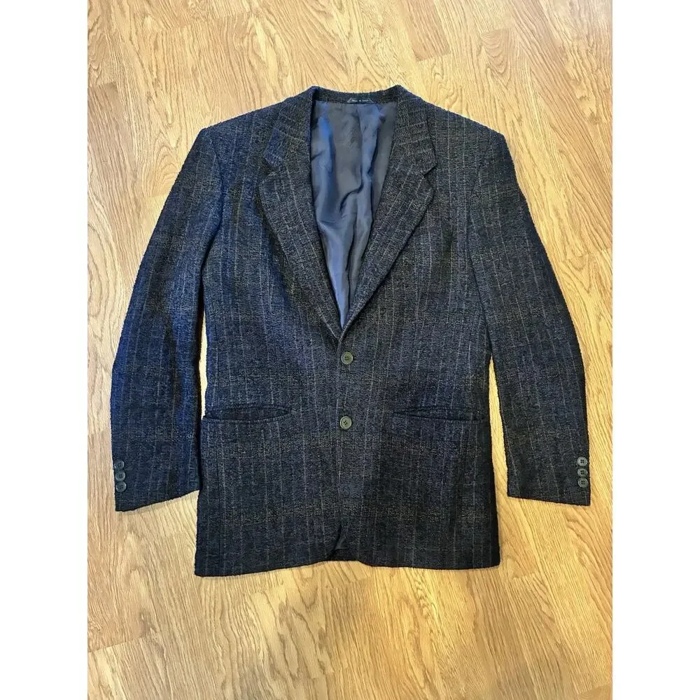 Missoni Uomo Tweed Blazer Mens 48R Wool Woven Made In Italy Wool Silk Mohair
